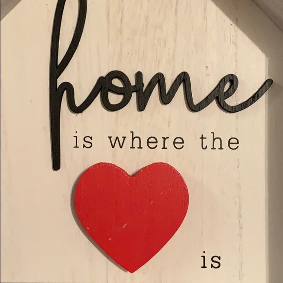 🆕 Home is where the ❤️ is wall decor - Picture 3 of 3